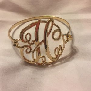 H Gold Bracelet